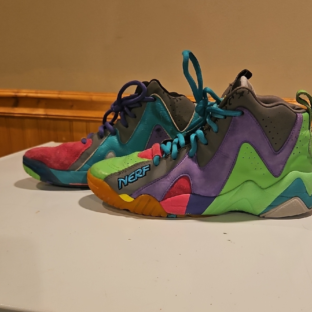 Mens Reebox Kamikazee Nerf Vibrant Multicolor Sneakers